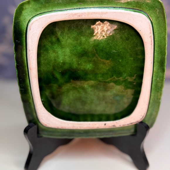 Vintage Valley Vista 153 California USA Pottery Rose Square Trinket Box with Lid - Picture 11 of 13